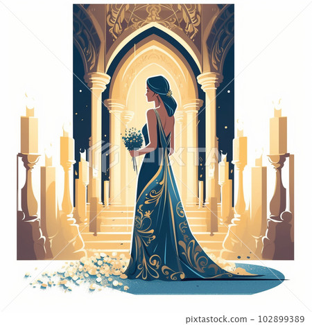 新娘待嫁AI形象 102899389