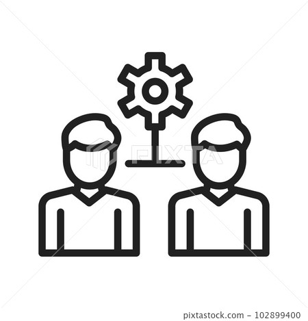 Interpersonal icon vector image. 102899400