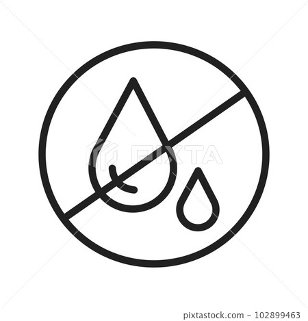 Water Scarcity icon vector image. Water Scarcity icon vector image. 102899463