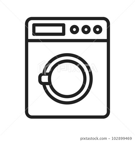 Washing Machine icon vector image. Washing Machine icon vector image. 102899469