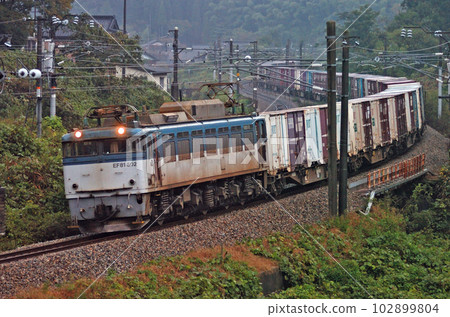 北陸本線伊斯魯木栗卡拉 JR Freight EF81-502(富山) 北陸本線伊斯魯木栗卡拉 JR Freight EF81-502(富山) 102899804