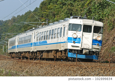 Hokuriku Main Line Tsubata-Kurikara JR West Series 475 A18 formation (Kanazawa) Hokuriku Main Line Tsubata-Kurikara JR West Series 475 A18 formation (Kanazawa) 102899834