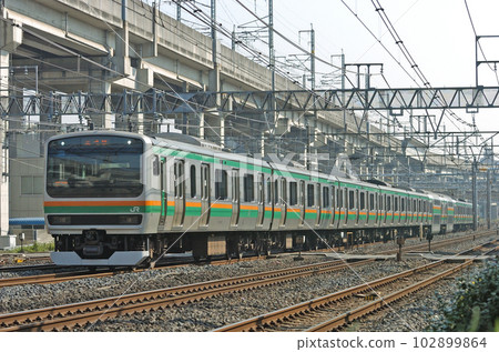東北本線 Ogu-Akabane JR 東 E231 系列 1000 系列 U537 編隊（小山） 102899864