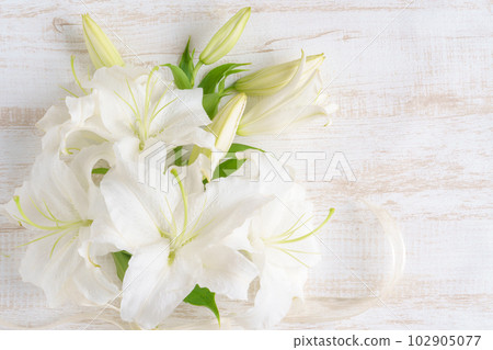 Bouquet of pure white Casablanca Bouquet of pure white Casablanca 102905077