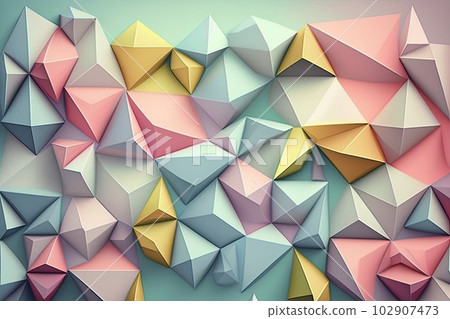 Low poly design style pastel gradient background Low poly design style pastel gradient background 102907473