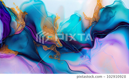 Background material alcohol ink art 102910928
