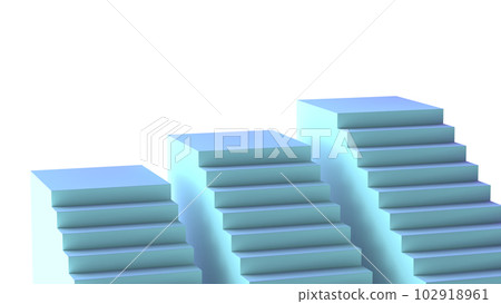 3d illustration of staircase podium 3d illustration of staircase podium 102918961
