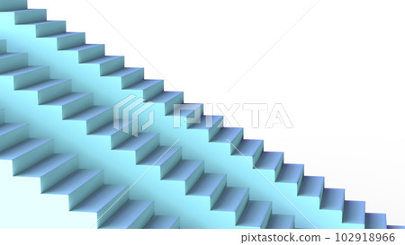 3d illustration of staircase podium 102918966