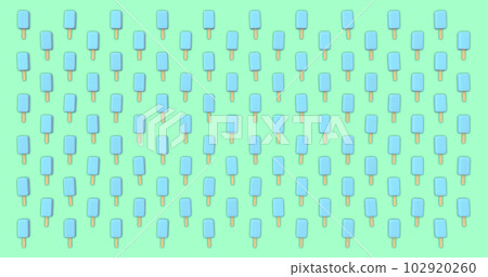A pop background image in which soda-flavored popsicles are arranged A pop background image in which soda-flavored popsicles are arranged 102920260