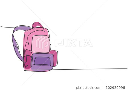 School bag hotsell design drawing