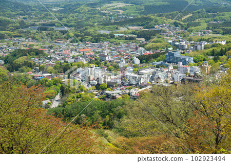 View of Ikaho Onsen from Takane Observatory View of Ikaho Onsen from Takane Observatory 102923494