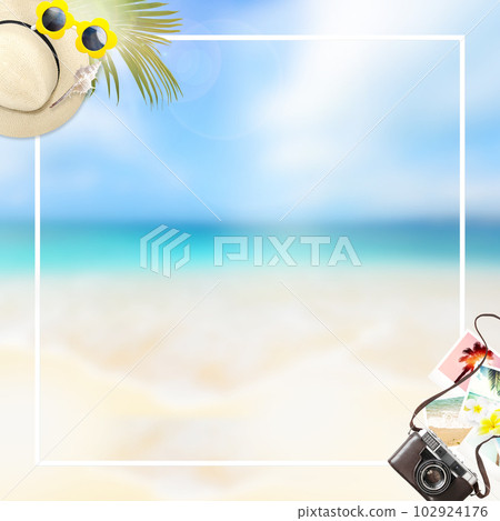 Summer travel image material 102924176