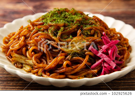Fried noodles in Ota City Fried noodles in Ota City 102925626