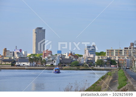《愛知縣》名古屋市熱田區東海道七里渡口的踪跡 《愛知縣》名古屋市熱田區東海道七里渡口的踪跡 102925699