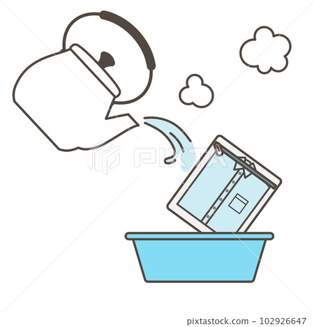 半乾氣味對策圖像插圖素材 102926647