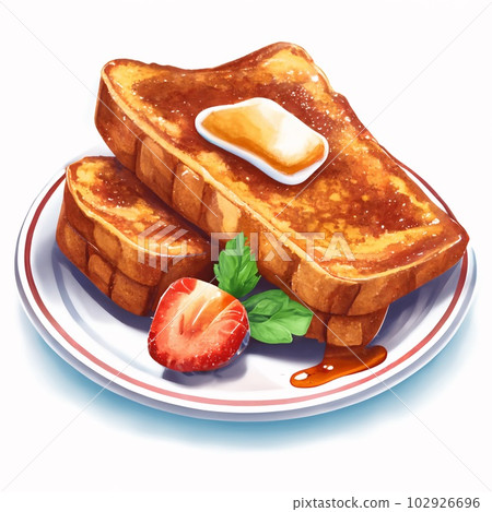 Illustration of french toast 102926696