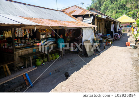 Shops and rustic landscapes of Trunjan, village of wind burial Shops and rustic landscapes of Trunjan, village of wind burial 102926884