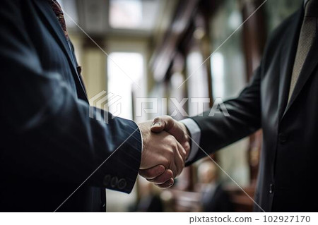 兩人握手 102927170
