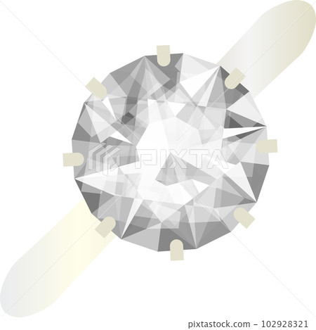 鑲有鑽石寶石的戒指插圖 102928321