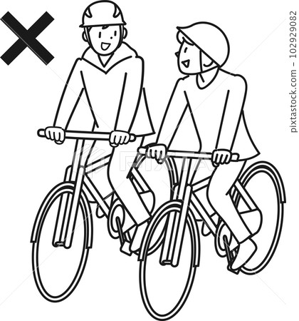 騎自行車的年輕人 騎自行車的年輕人 102929082