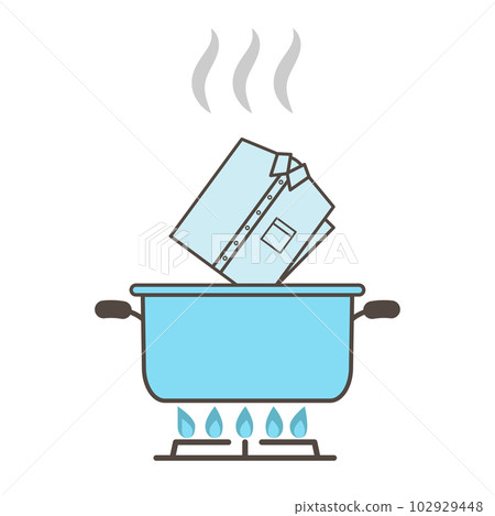 Dried odor measures Boiling sterilization Image illustration material 102929448