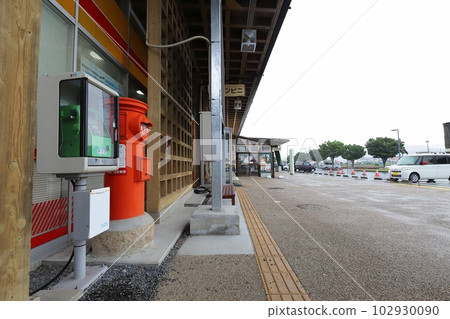 Miyagi, Ishinomaki, Scenery with a round mailbox (Roadside Station Kojin no Sato) 102930090