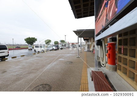 Miyagi, Ishinomaki, Scenery with a round mailbox (Roadside Station Kojin no Sato) Miyagi, Ishinomaki, Scenery with a round mailbox (Roadside Station Kojin no Sato) 102930091
