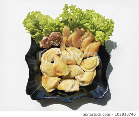 fried dumplings with 002 fried dumplings with 002 102930740