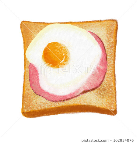 Ham Egg Toast Ham Egg Toast 102934076