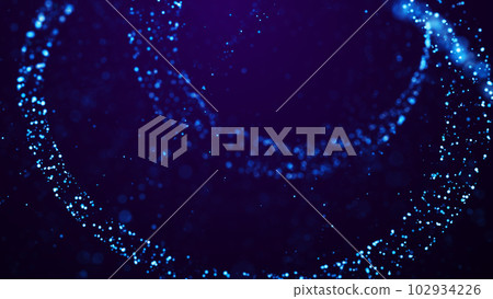 Magical sparkles of light form abstract structures. Blue glow particles with amazing bokeh for fantastic background. 3d render. Magical sparkles of light form abstract structures. Blue glow particles with amazing bokeh for fantastic background. 3d render. 102934226