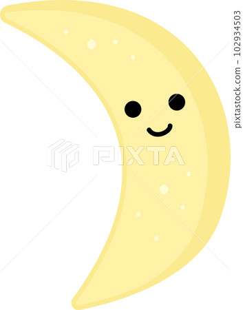 cute moon smiling clipart cartoon 102934503