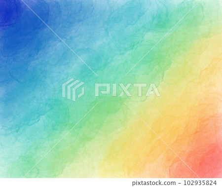 abstract watercolor background Rainbow color 102935824