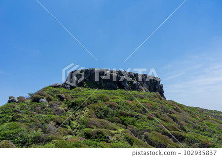The stage of Tengu on Mt. Aso, which I climbed in early summer The stage of Tengu on Mt. Aso, which I climbed in early summer 102935837