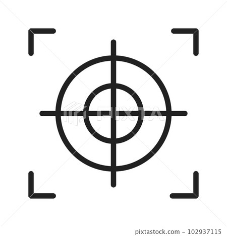 Shooting icon vector image. 102937115