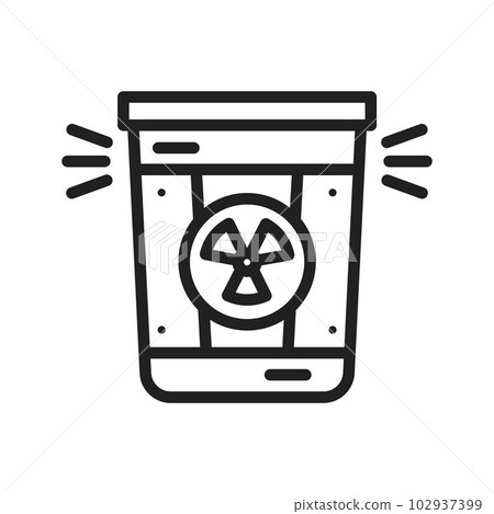 Residue icon vector image. 102937399