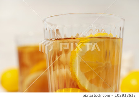 Ice tea - drink for refreshing in hot summer weather Ice tea - drink for refreshing in hot summer weather 102938632