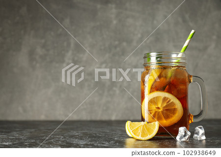 Ice tea - drink for refreshing in hot summer weather 102938649