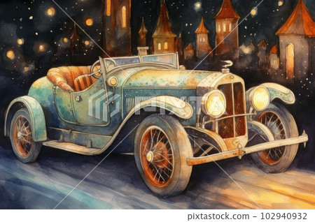 經典跑車藝術，生成AI AI圖像 102940932