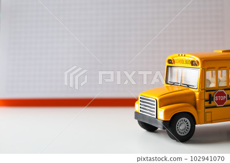 Concept of school education with school accessories, space for text 102941070