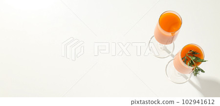 Concept of healthy nutrition and diet with Carrot juice Concept of healthy nutrition and diet with Carrot juice 102941612