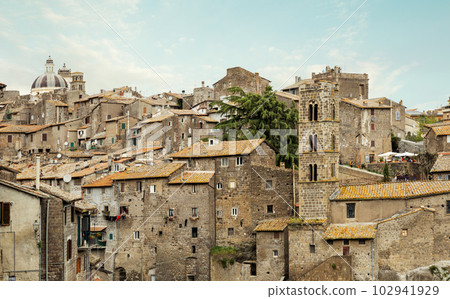 Panorama of Ronciglione town in Lazio region, Italy 102941929