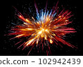 Colorful explosion image ink paint black Colorful explosion image ink paint black 102942439