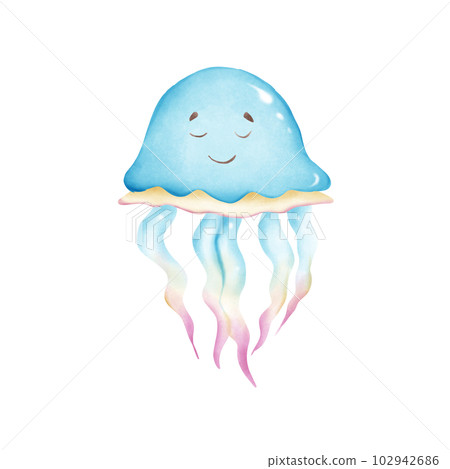 Jelly fish animal under the ocean Jelly fish animal under the ocean 102942686