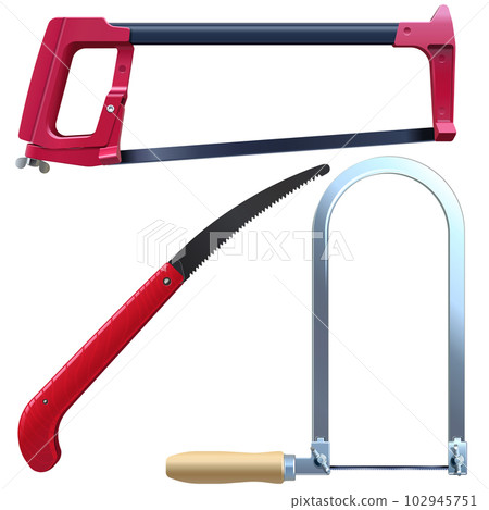 Vector Handsaws Set 102945751
