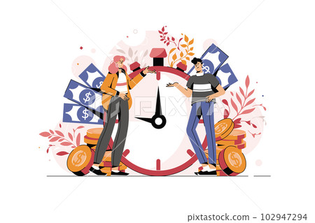 vector illustration isolated on white background. business 102947294