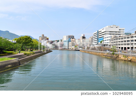 平瀨橋 / 從佐世保川上游看（長崎縣佐世保市）[2023 年 5 月] 102948095
