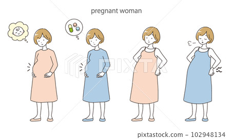 Pregnant woman _ variation 102948134