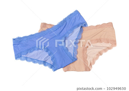Woman pants isolated on white background Flat lay. Woman pants isolated on white background Flat lay. 102949630