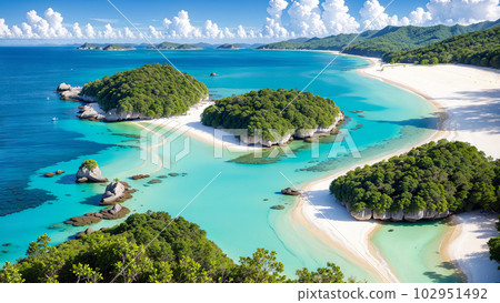 AI-generated image [Nature] Seascape 102951492