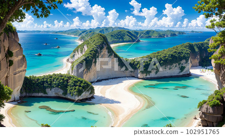 人工智能生成的圖像 [自然] 海景 102951765